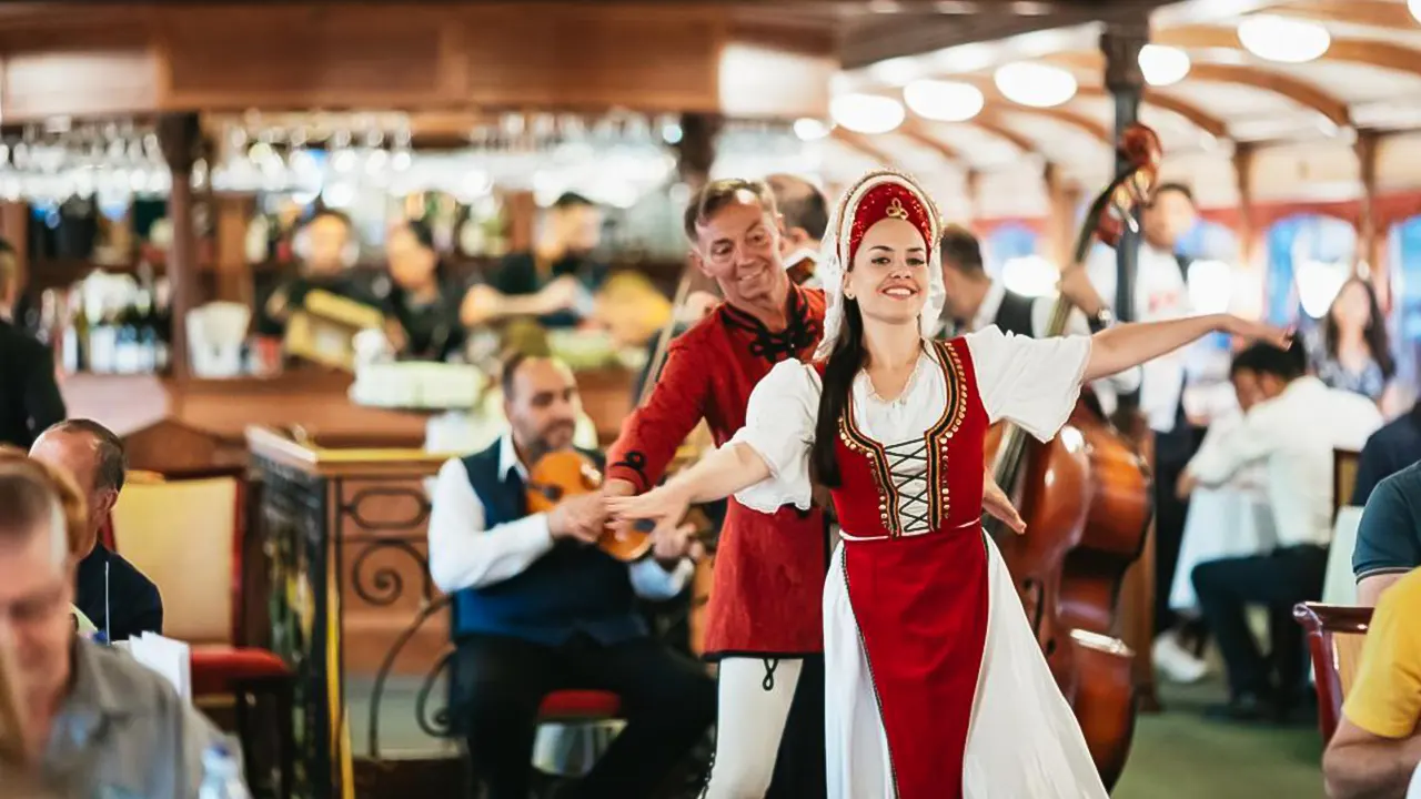 Dinner Cruise with Live Music and Folk Dance Show