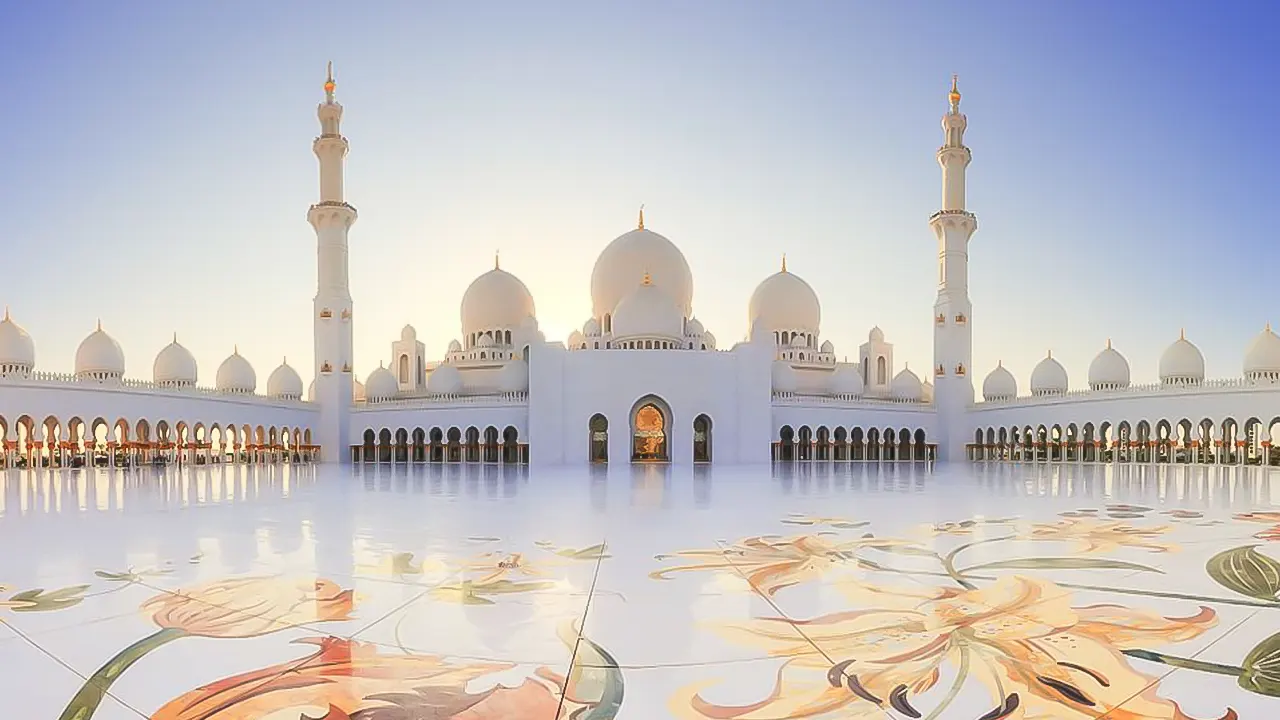 Sights of the city and the Sheikh Zayed Mosque