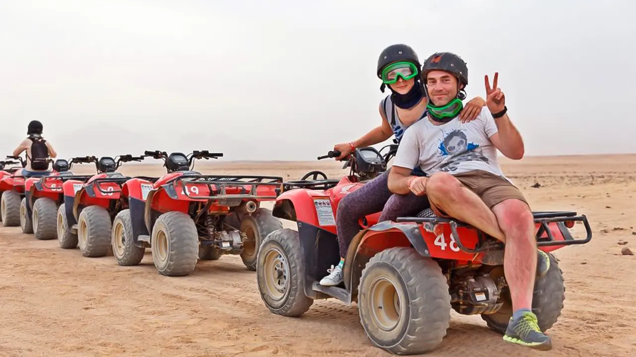 Safari, camel ride & Bedouin village tour