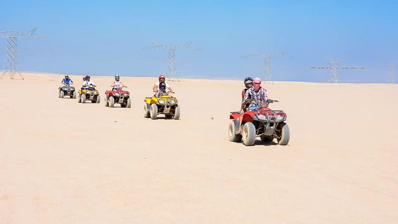 Morning beach buggy tour and camel ride by Transport