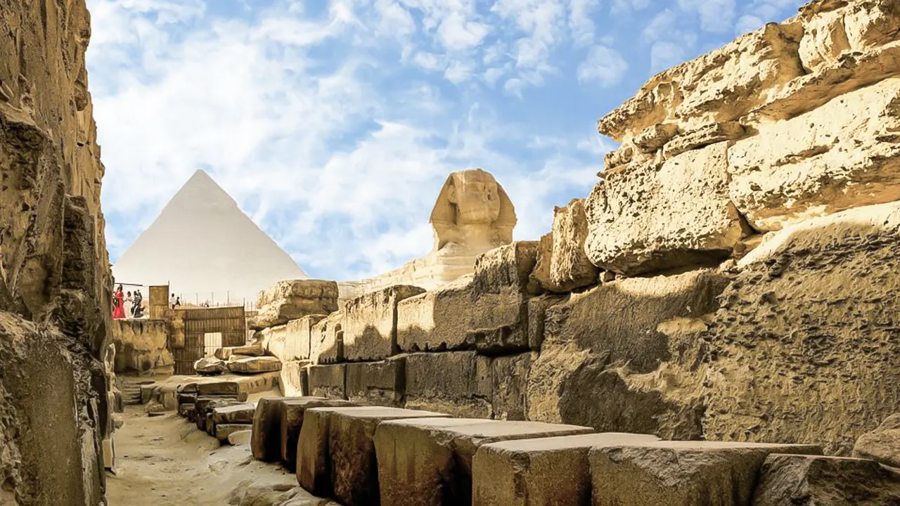 Pyramids of Giza, Sphinx, Saqqara