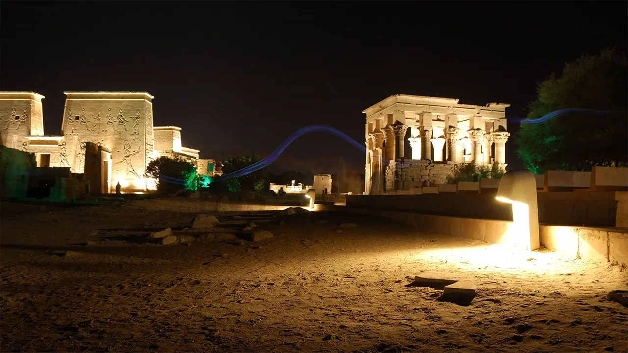 Sound and light show Temple of Philae