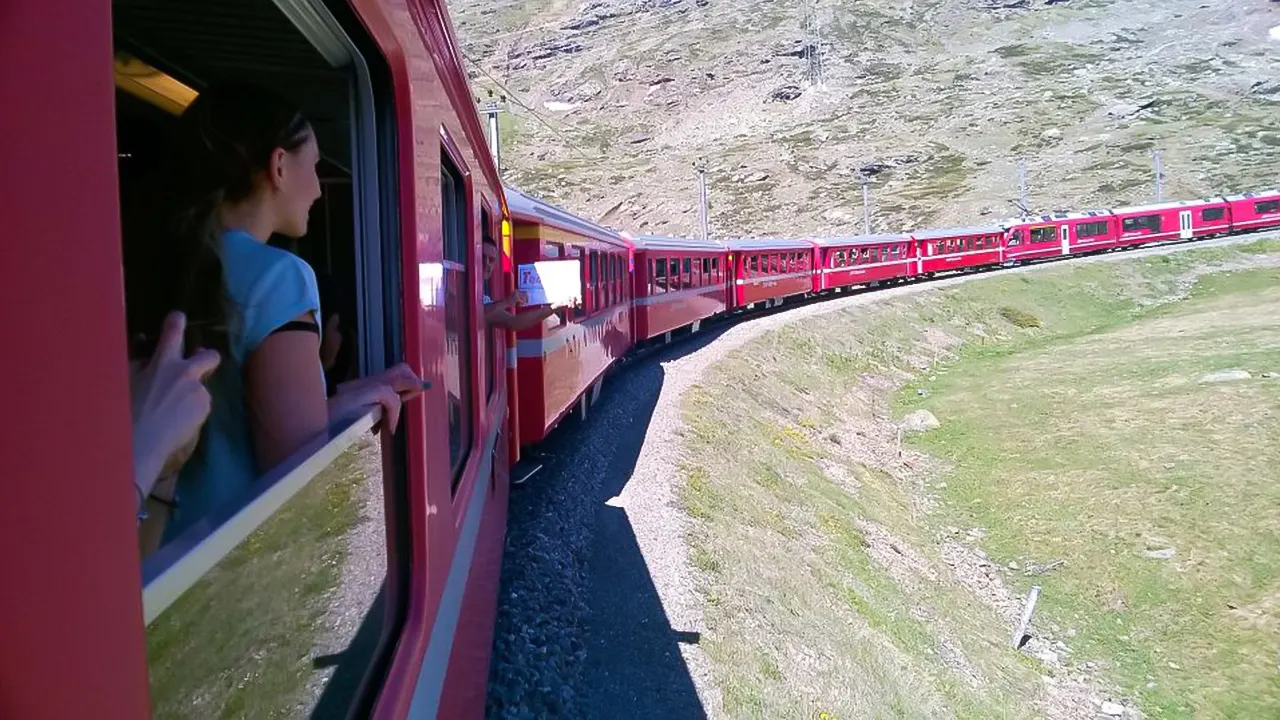 Bernina train & Moritz day trip
