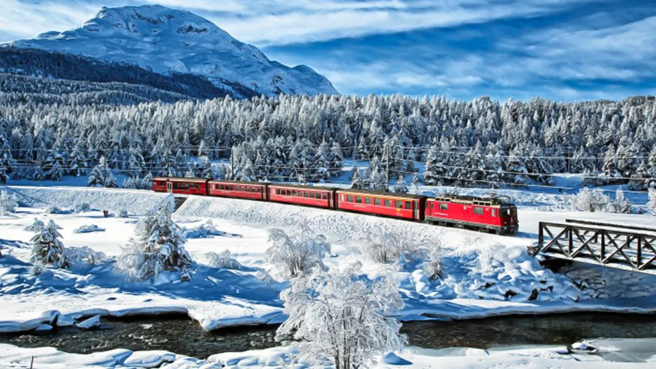 St. Moritz with Bernina Express flight