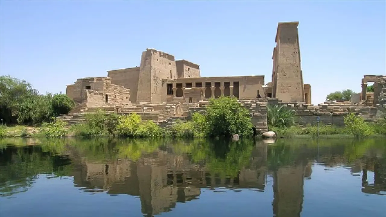 Sound and light show Temple of Philae