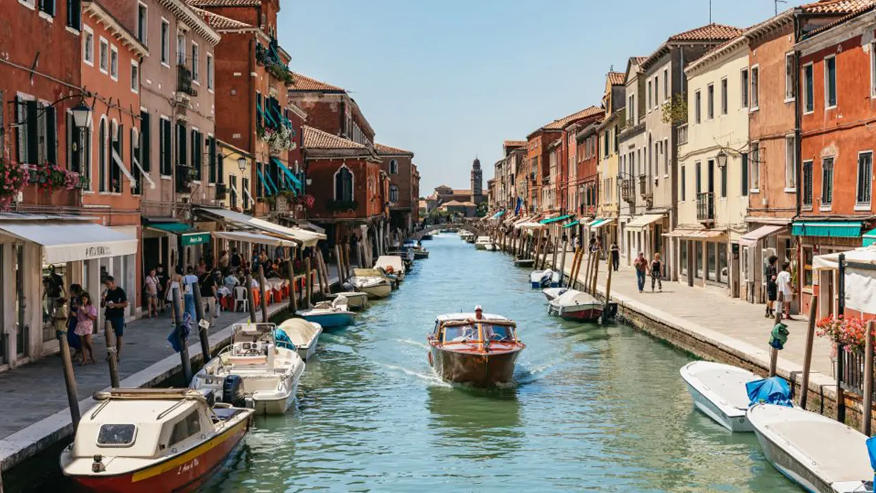 Burano, Torcello and Murano by boat with glass making