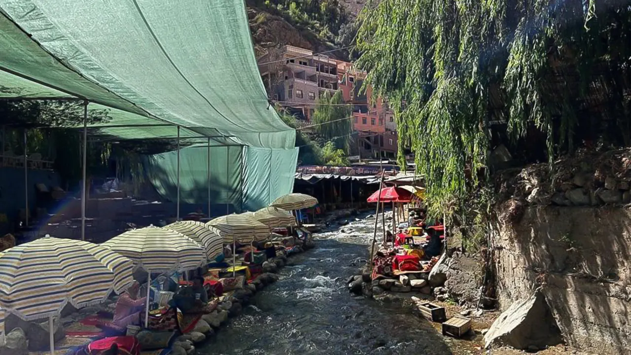 Atlas Mountains, Ourika Valley, Waterfall & Lunch