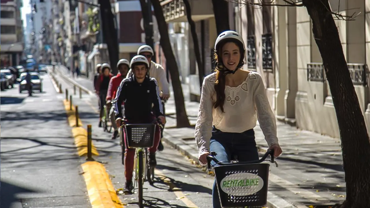 جولة الدراجة في شمال أو جنوب بوينس آيرس