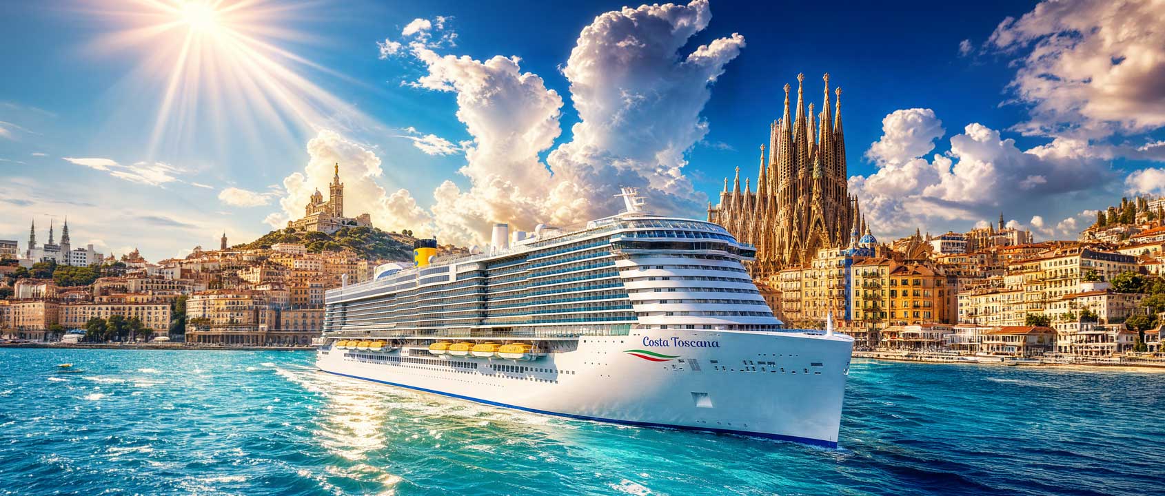 Costa Toscana, the Ship of Happiness (Italy, France & Spain)