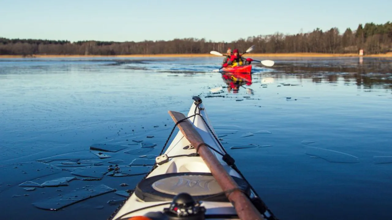 Kayak, Vika and sauna