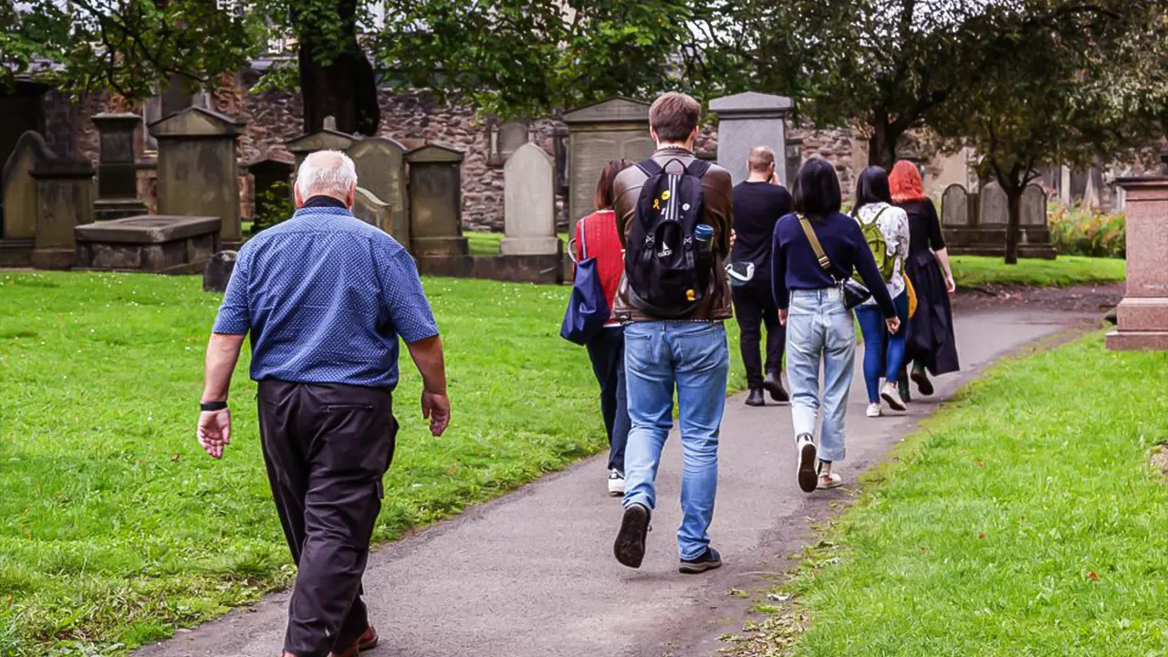 Tour of reservoirs and cemetery