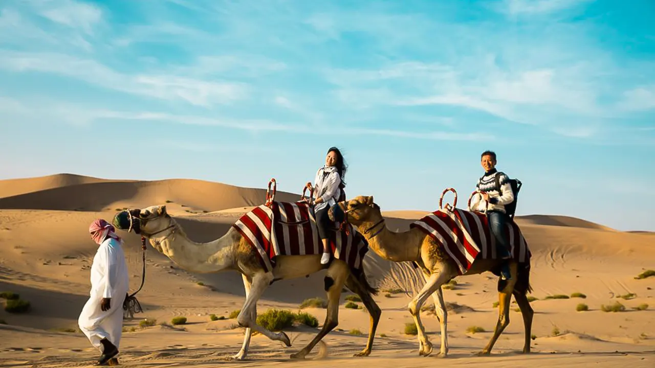 Desert safari with barbecue