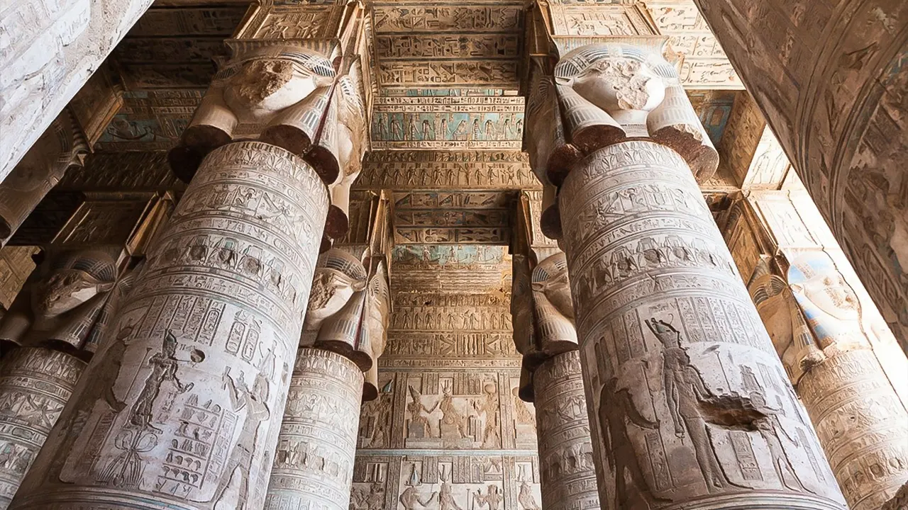 Tour of the temple of Dendera with a guide