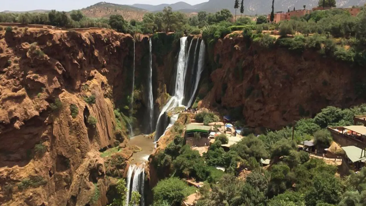 Ouzoud waterfalls  and monkeys included the Guide