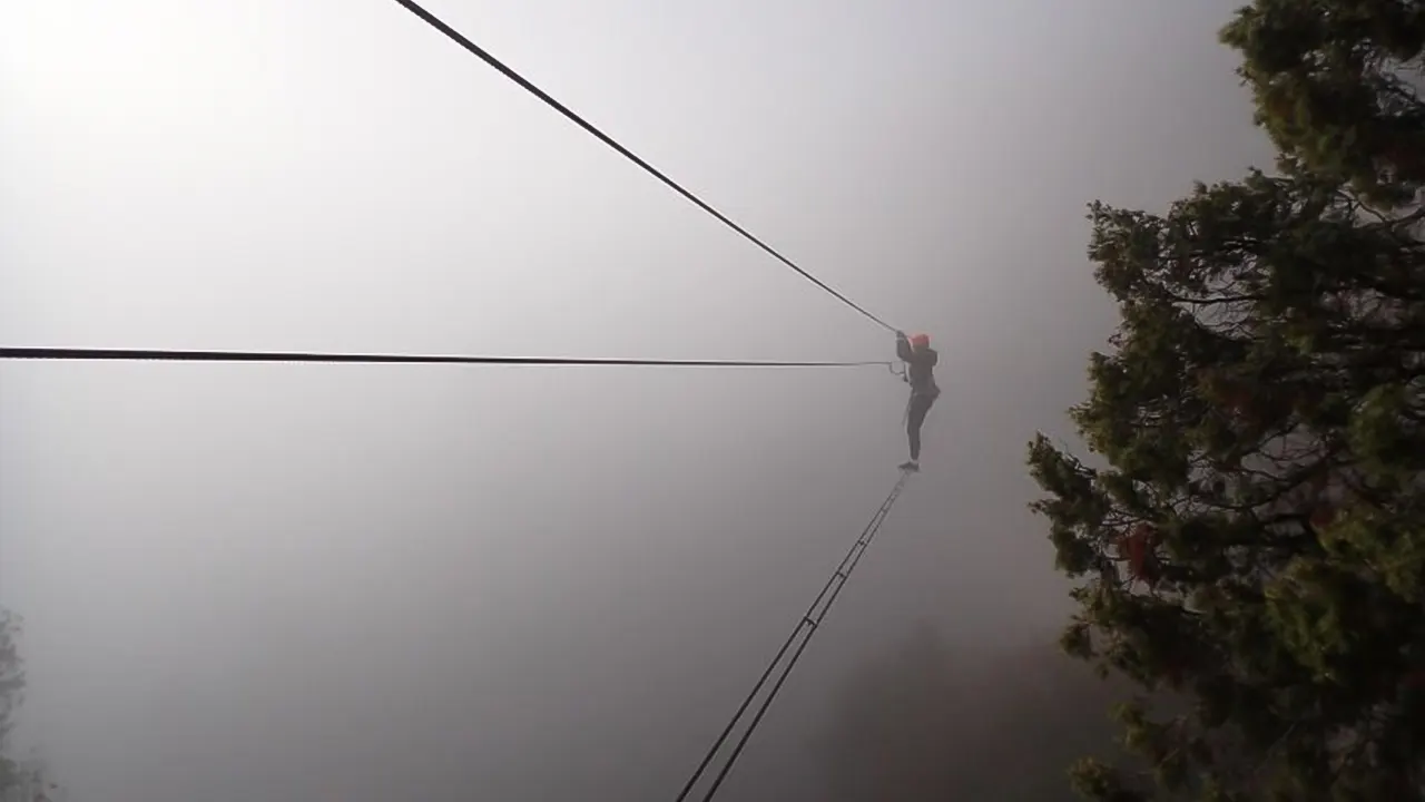 Via Ferrata Baumes Corcades in Centelles