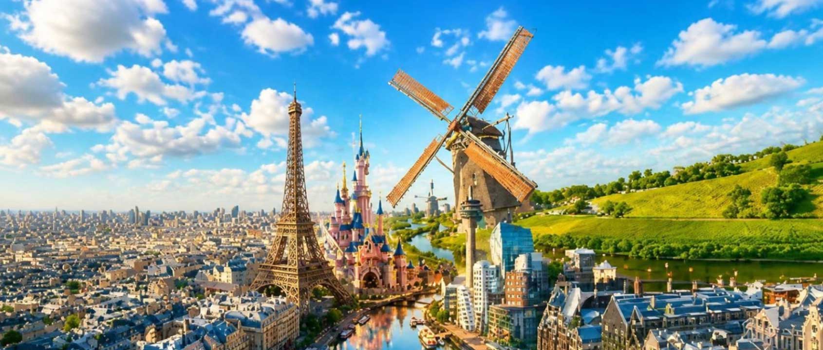 فرنسا وبلجيكا وهولندا وألمانيا