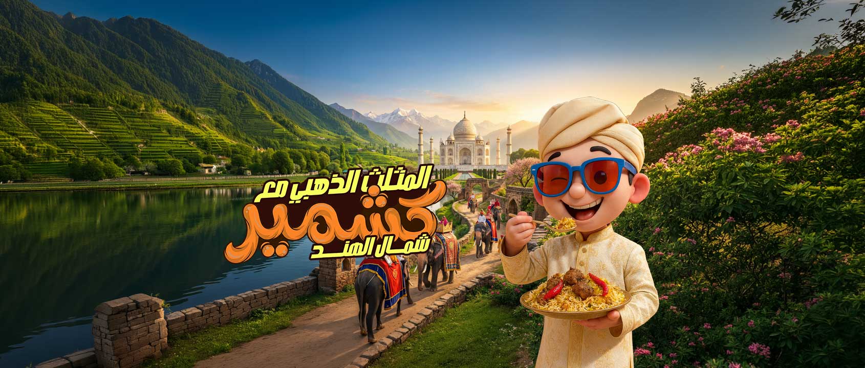 The Golden Triangle with Kashmir, North India