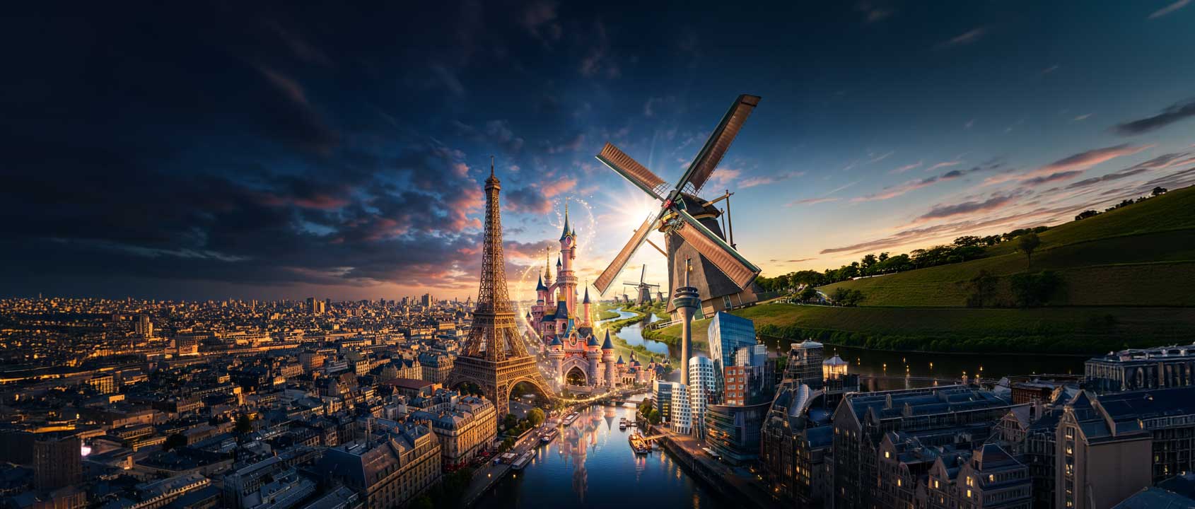 فرنسا وبلجيكا وهولندا وألمانيا
